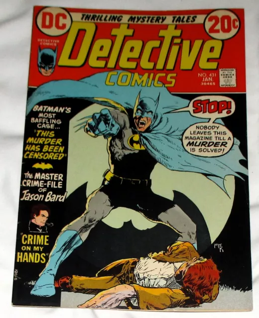 Detective Comics #431 (1973) BATMAN Mike Kaluta cover, Denny O'Neil, Irv Novick