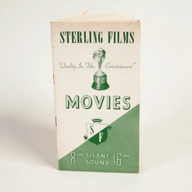 +Vintage Original "Sterling Films" Movie Catalog