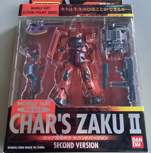 BANDAI MOBILE SUIT Gundam Char’s Zaku 2 Version 2 Action Figure MSIA ...