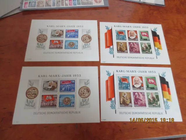 Briefmarken Jahrgang DDR 1949 1950 1951 1952 1953 1954 postfrisch nach Wahl