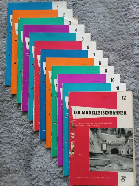 Der Modellbahner, DDR Rärität, kompl. Jahrgang 1963