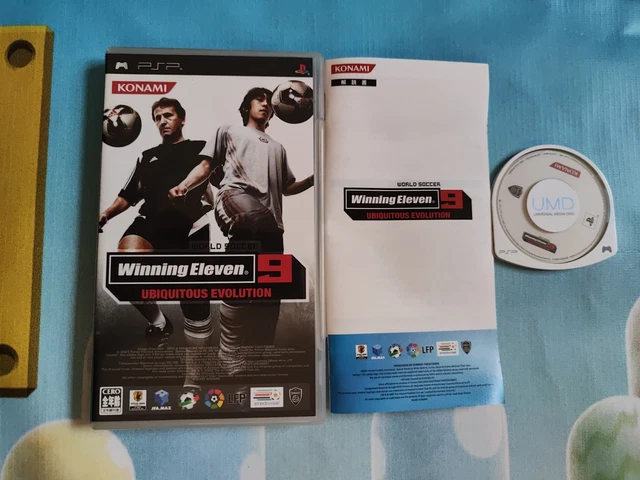 WORLD SOCCER WINNING ELEVEN 9 UBIQUITOUS EVOLUTION SONY PLAYSTATION PORTABLE (PSP) ASIAN OCCASION