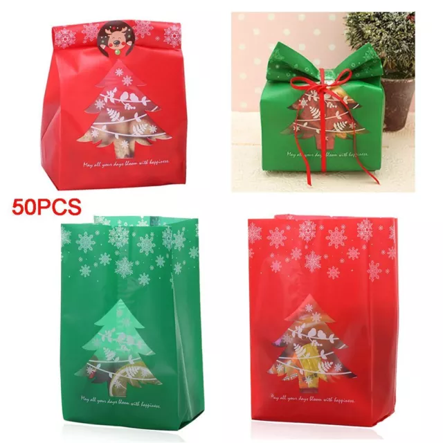 Xmas Decorations Christmas Gift Bag Shop Loot Cookies Bags Candy Package