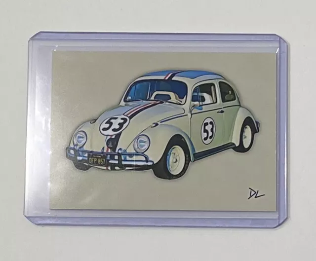 Herbie The Love Bug Limited Edition Artist Signed Trading Card 1/10
