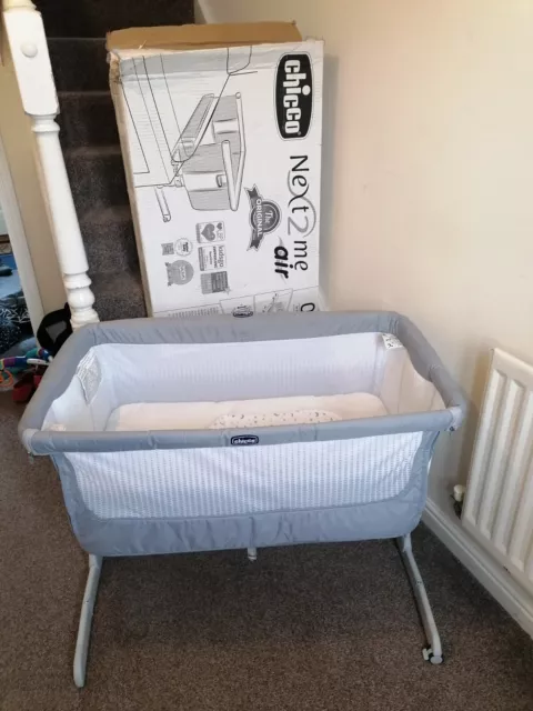 Next2me Air crib chicco baby co sleeping cot bedside next to me