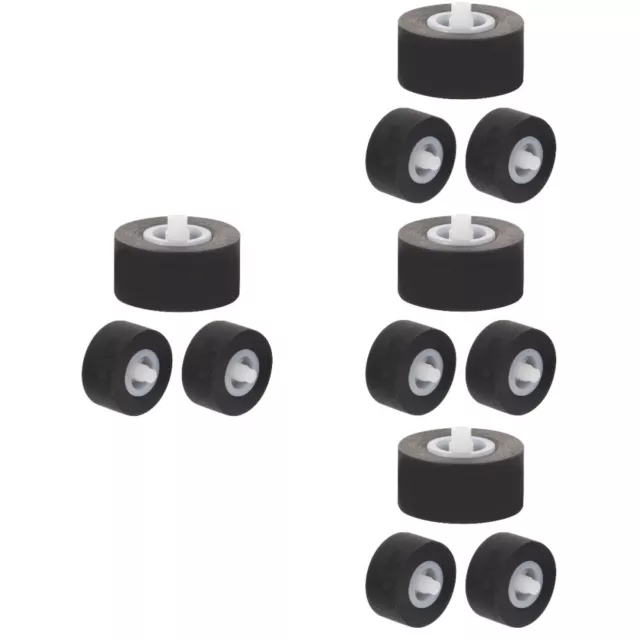 12 piezas rodillo de impresión VCR de plástico rueda de rodamiento de rodillos para flauta de bloque dispositivo de video