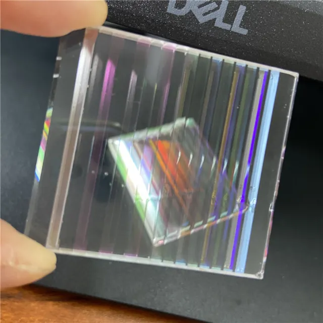 Defective Rainbow Prism Projector Dichroic Prism for Party Home DIY Decoration