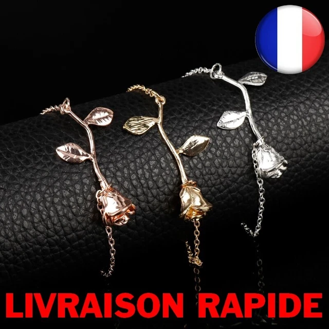 Bracelet Femme INFINITY Strass Zirconium Plaqué Argent - Rose - Neuf Avec étiquettes