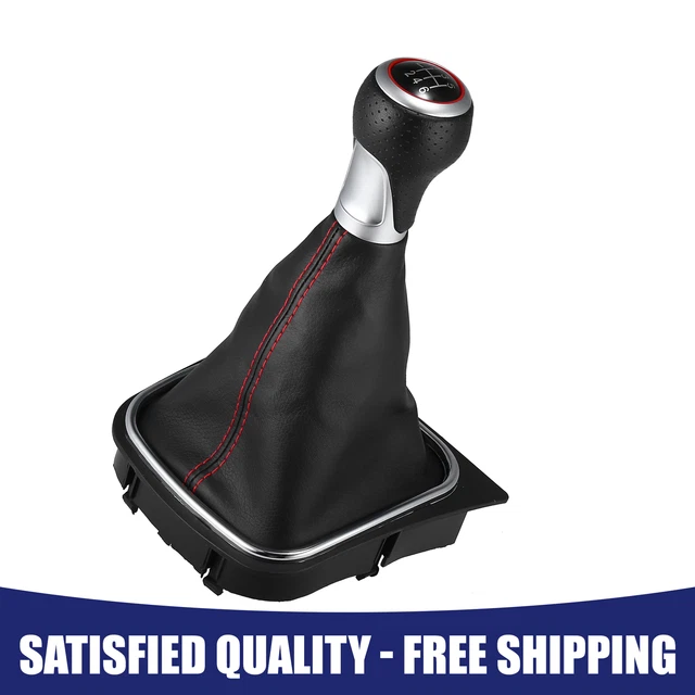 6 Speed Gear Shift Stick Knob Handle Shifter Boot Cover for VW Golf Item of 1