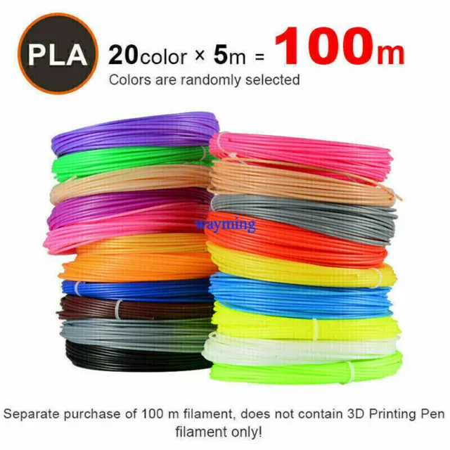 3D PEN PRINT Filament - 20 Bundle Printer PLA Refills - Printing Refill  Plastic £25.36 - PicClick UK