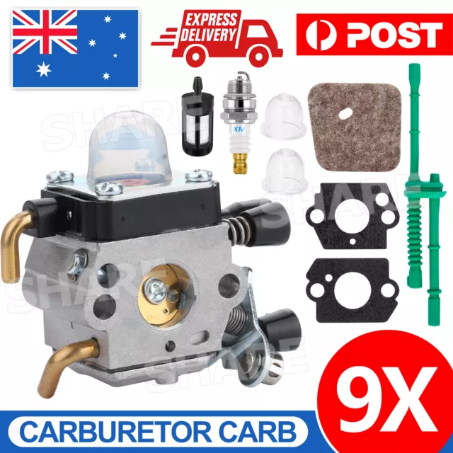 Carburetor Carb Air Fuel Filter Set For STIHL FS38 FS45 FS46 FS55 FS80 FS85 KM55