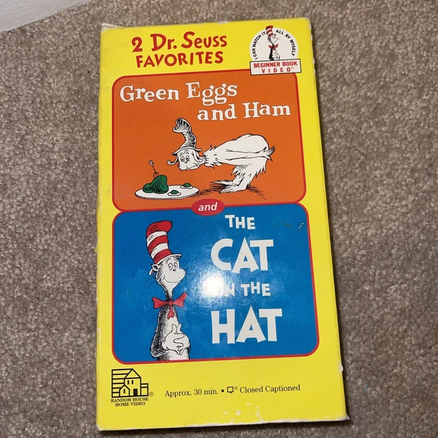 DR. SEUSS FAVORITES Green Eggs and Ham/The Cat in the Hat (VHS, 1994