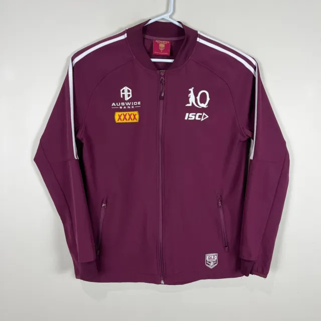 Queensland Maroons Rugby League Full Zip QLD ISC Track Jacket Men's Medium M