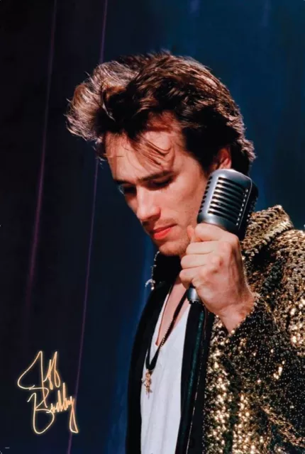 Jeff Buckley – Mic PREMIUM  LAMINATED POSTER FILM PRINT QUALITY