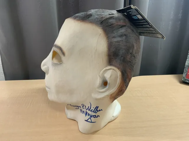 Halloween: Michael Myers Mask Signed By George P. Wilbur! Awesome! Great Shape!