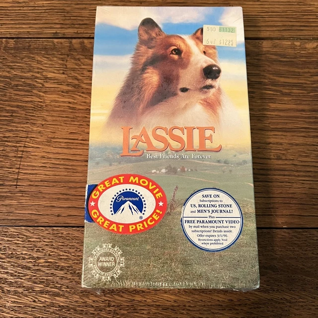 VHS LASSIE BEST Friends Are Forever Paramount Family Favorites SEALED