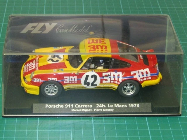 Voiture Slot Car Fly 99114, Porsche 911 S, édition Le Mans, Steve McQueen, Neuve