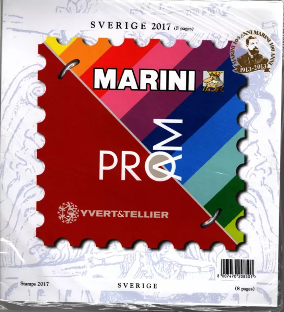 Svezia  Annuario Filatelico 2017 Prom Marini Nuovi