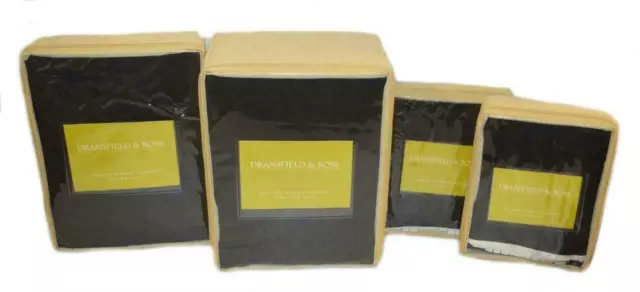 DRANSFIELD & ROSS HOUSE Lancaster Raven Brown 4PC KING DUVET SET Neiman Marcus DRANSFIELD & ROSS HOUSE Lancaster Raven Brown 4PC KING DUVET SET Neiman Marcus