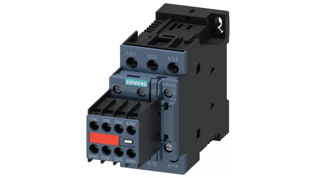 1 pcs - Siemens Contactor, 3-Pole, 4 kW, 2NO + 2NC