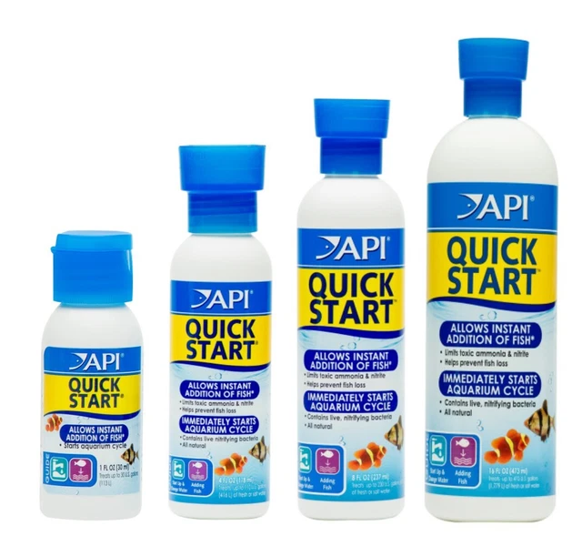 API QUICK START Nitrifying Bacteria Booster Aquarium Cycle Starter Fish