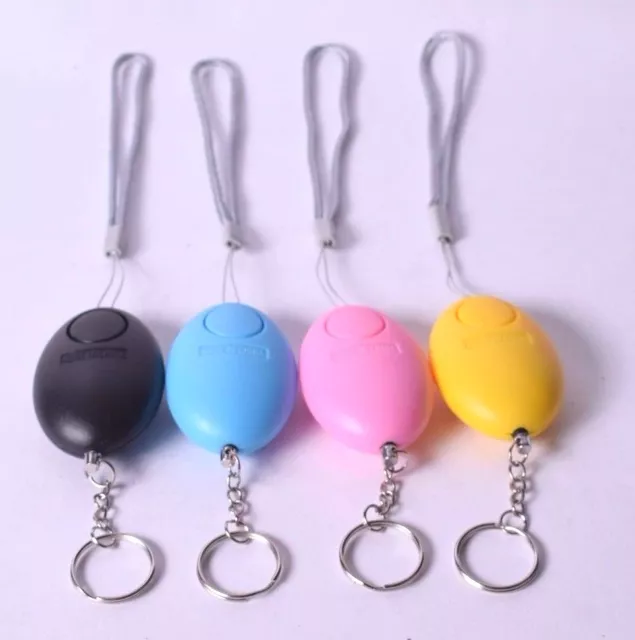 New Approved Personal Staff Panic Rape Attack Safety Security Alarm Keyring