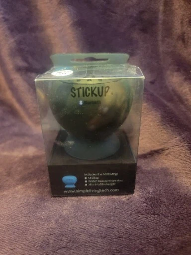 Blk Stick-Up Portable Bluetooth Wireless Speaker Brand New In Box