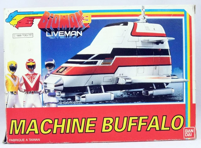 BIOMAN 2 FORCE Maskman Bandai 1987 rare boîte française jouet métal et