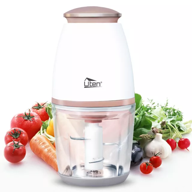 700ml Electric Chopper Food Processor Multi Blender Meat Fruit Vegetable Mixer