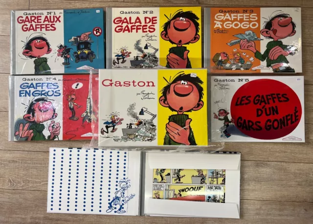 TL GD XXième GOLDEN CREEK FRANQUIN GASTON T 1+2+3+4+5 SOUS COFFRET N/495 EX NEUF