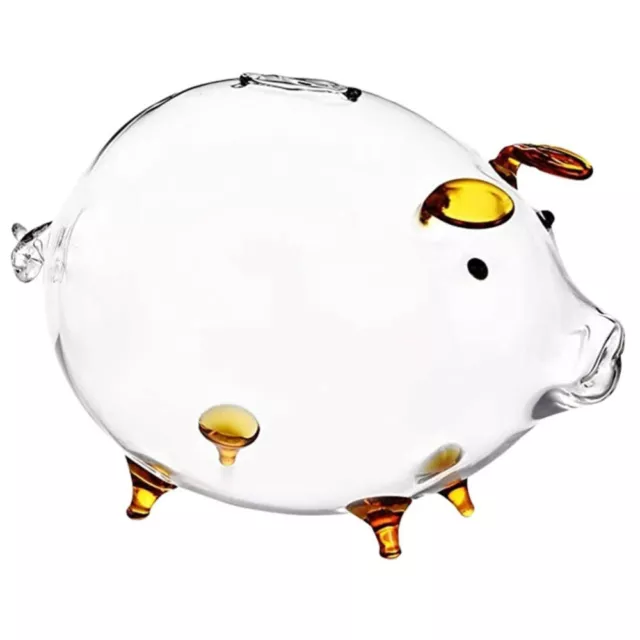 Piggy Bank Glass Piggy Bank Coin Box Lovely Money Box for Kids Home Decor