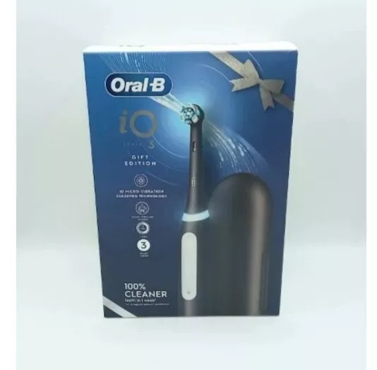 Oral-B iO Series 3 Electric Toothbrush Gift Edition - Black NEW FREE P&P