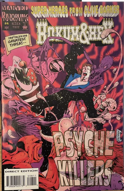 Hokum and Hex Clive Barker #8 Marvel Comics April Apr 1994 (VFNM) (box14)