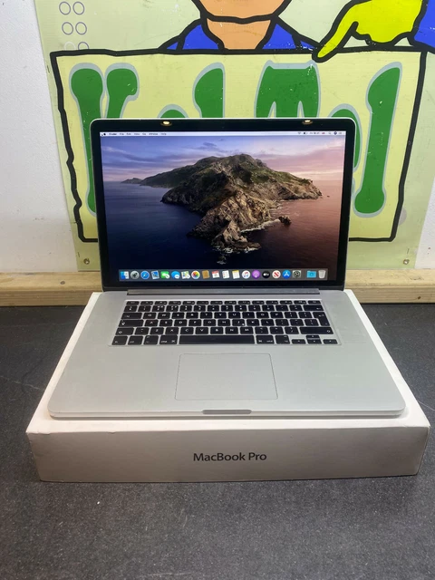 Apple MacBook Pro Retina 15.4" 2.0Ghz i7 8GB RAM 256GB SSD A1398 2013 CATALINA