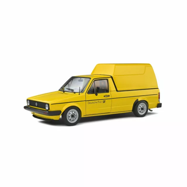 Solido Soli1803505 Volkswagen Caddy Mk.1 – Deutch Post – 1982 - Jaune - 1/18