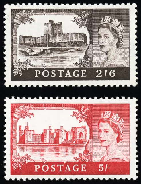 Great Britain Stamps # 309-10 MLH VF Elizabeth II Scott Value $50.00