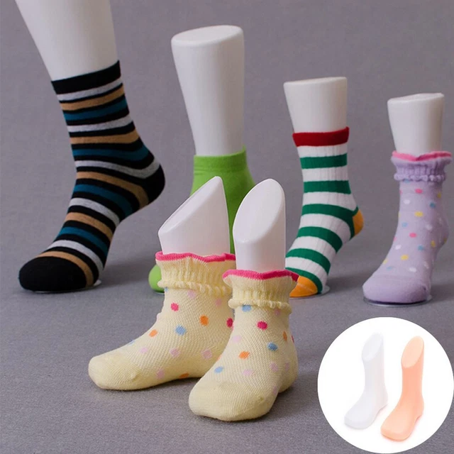 Harilla Mannequin Pied Femme Pour Affichage Chaussettes & Chaussures – Présentoir Jambe PE Chair 29 Cm, Idéal Magasin Et Maison