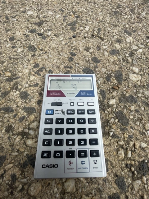 CASIO BG-15 ボクシングゲーム付き電卓 casio カシオ BG-15T ゲーム