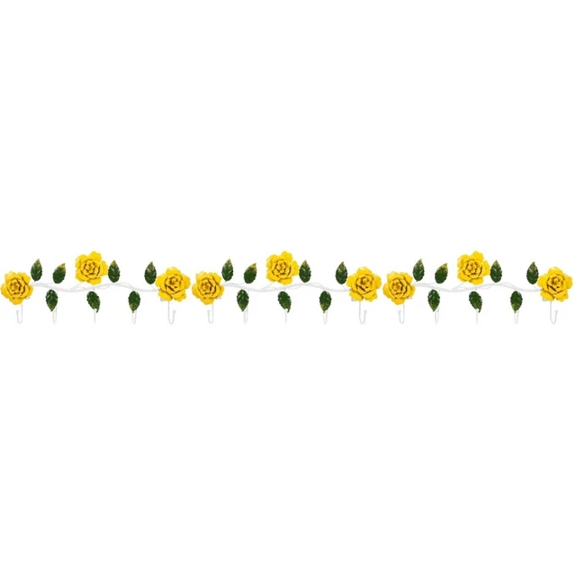 3 un. ganchos de almacenamiento en pared con forma de flor para colgador de pared para hogar oficina