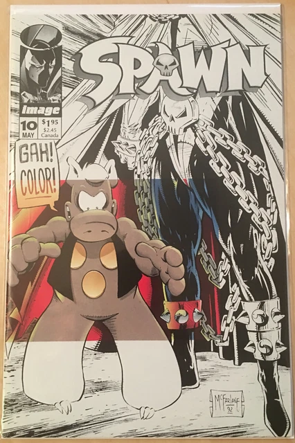 Spawn #10 1993 Image Comics Cerebus Appearance NM McFarlane Comic Book