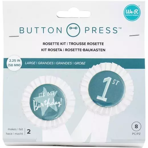 We R Memory Keepers Button Press Rosette Kit - Makes 2