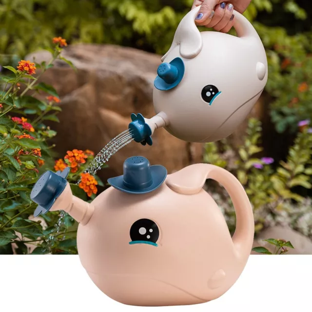 1.2L Plastic Cartoon Watering Pot Cute Can Sprinkler, For Kid Garden Plant Tools