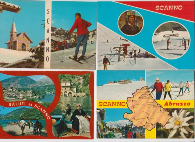 Scanno (L' Aquila): lotto 19 cart. anni '60/'70