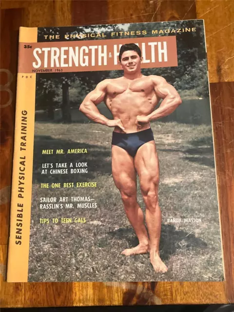 STRENGTH & HEALTH bodybuilding muscle magazine RANDY WATSON 11-63