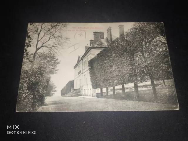CPA - 95 - VILLARCEAUX - Près Chaussy - Vue sur le Château
