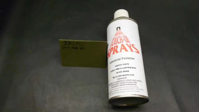 Military Spray Paint 33070 early WWII Olive Drab Gillespie coatings MB WC Dodge