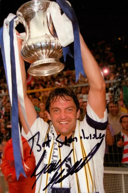 Gary Mabbutt Signed 6x4 Photo Tottenham Hotspur England Genuine Autograph + COA