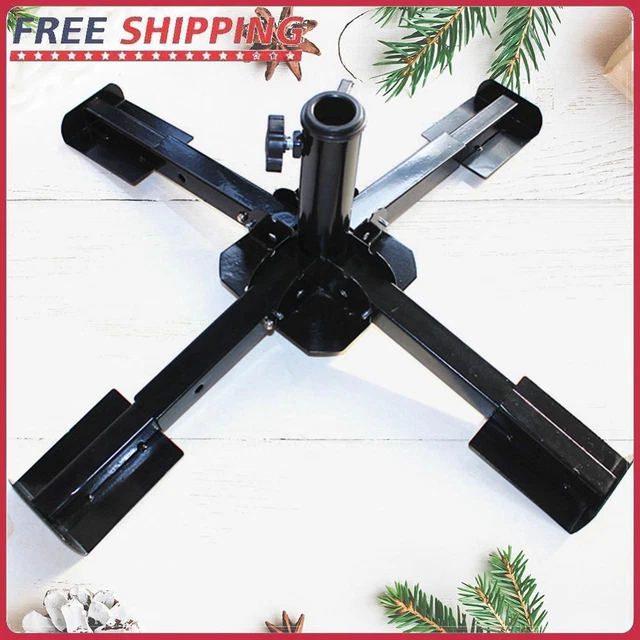 Folding Christmas Tree Metal Base Universal Convenient Holiday Party Decoration