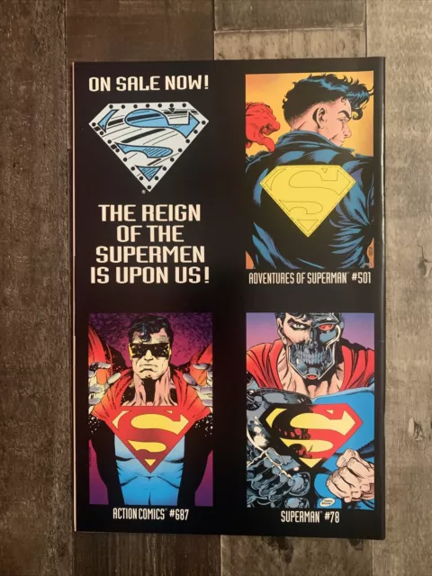 Superman: The Man of Steel #22 [Die-Cut Cover Edition] (Jun 1993, DC) 3