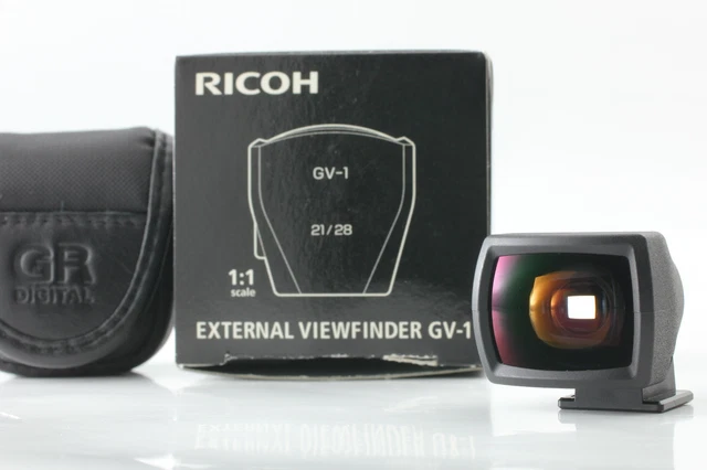 [MINT] Ricoh Finder GV-1 External Viewfinder 21 / 28mm for GR From JAPAN